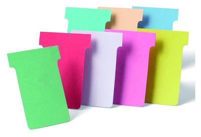 T-kaart Nobo nr.4 112mm geel 100 stuks