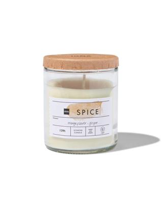 HEMA Geurkaars in glas Ø6.5 spice (wit)