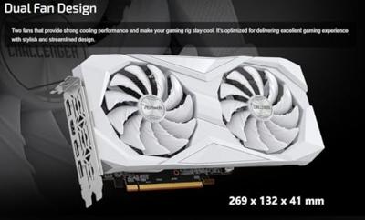 Asrock Challenger Radeon RX 6600 8GB White Asrock Challenger Radeon RX 6600 8GB White