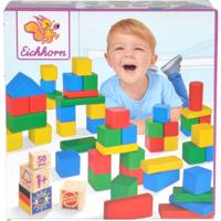 Eichhorn houten blokken gekleurd, 50st. - thumbnail