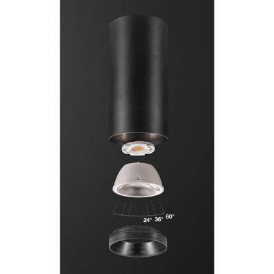 SLV OpbouwspotNuminos L cilinder zwart 3000K - 36gr - 1004323