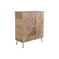 Dressoir DKD Home Decor Gouden Lichtbruin Hout MDF 100 x 44 x 118 cm - thumbnail