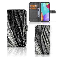 Book Style Case Samsung Galaxy A52 Boomschors Grijs - thumbnail