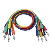 DAP FL11 set van 6 patchkabels mono recht-recht 30cm - thumbnail