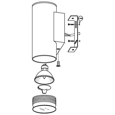 Eglo Led buitenlampRiga led Up - Down RVS - 94107