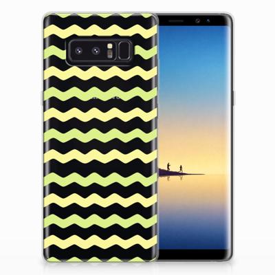 Samsung Galaxy Note 8 | TPU bumper | Waves Yellow Samsung Galaxy Note 8 | TPU bumper | Waves Yellow