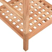 Badkamerrek 35,5x35,5x112,5 cm massief walnotenhout - thumbnail
