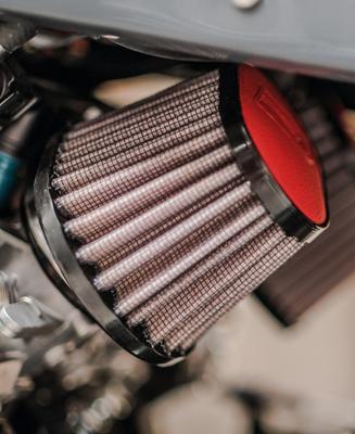 DNA sport luchtfilter "leather top" sport air filter 100 x 75mm green