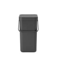 Brabantia Sort and Go Afvalemmer 12L Grijs - thumbnail