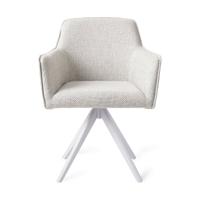 Jesper Home Eetkamerstoel 'Hofu' Turn White, Draaibaar, kleur Checkers Charm - thumbnail