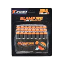 Fast Pioneer Foam kogels voor speelgoedpistool 24 stuks zwart - thumbnail