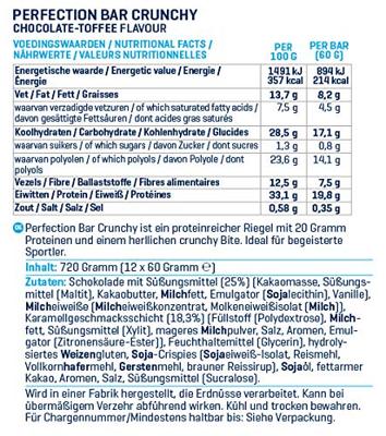 Perfection Bar Crunchy | Body & Fit | 720g