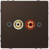 Merten MEG4350-6052 Luidsprekerstekkerdoos System Design Mokka 1 stuk(s) - thumbnail