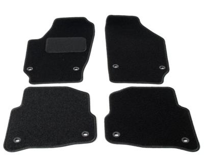 Automatten op maat - zwart stof - VW Polo 9N 2002-2009