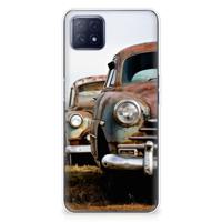 OPPO A53 5G | OPPO A73 5G | Siliconen hoesje | met foto Vintage Auto - thumbnail
