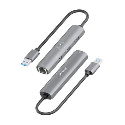 Hub USB Aisens ASUC-4P034-GR Grijs Hub USB Aisens ASUC-4P034-GR Grijs
