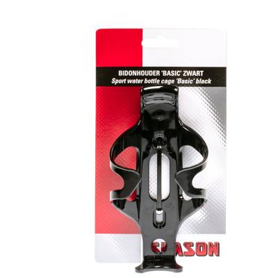 Simson bidonhouder basic glans zwart op kaart