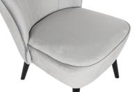 Armstoel DKD Home Decor Zwart Grijs Hout 59 x 66 x 76 cm - thumbnail