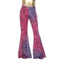 Hippiebroek Kind Panter Sparkle paars/roze - thumbnail