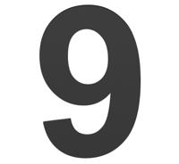 Formani Basics LBHN100 huisnummer - mat zwart - thumbnail