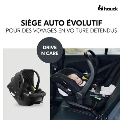 Autostoel - HAUCK - DRIVE N CARE - Groep 0+ - I-Size - Verkleiner - Zwart Autostoel - HAUCK - DRIVE N CARE - Groep 0+ - I-Size - Verkleiner - Zwart