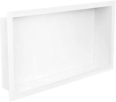 Saqu Shine inbouwnis 60x30x7 cm Mat wit