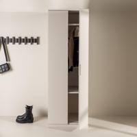 Nohr Kledingkast 'Eri' 177 x 60cm, kleur Beige - thumbnail