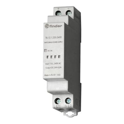 Finder 78.12.1.230.2400 DIN-rail netvoeding 24 V/DC 0.63 A 12 W Inhoud 1 stuk(s) Finder 78.12.1.230.2400 DIN-rail netvoeding 24 V/DC 0.63 A 12 W Inhoud 1 stuk(s)