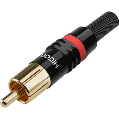 HICON RCA Plug HI-CM03-RED