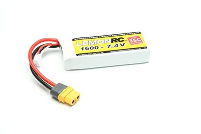 LemonRC LiPo accupack 7.4 V 1600 mAh Aantal cellen: 2 35 C Softcase XT60