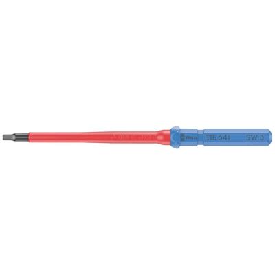 Wera Kraftform Kompakt VDE 64 i 3,0 x 157 mm TIE Elektronica Inbus Verwisselbare kling 3.0 mm Wera Kraftform Kompakt VDE 64 i 3,0 x 157 mm TIE Elektronica Inbus Verwisselbare kling 3.0 mm