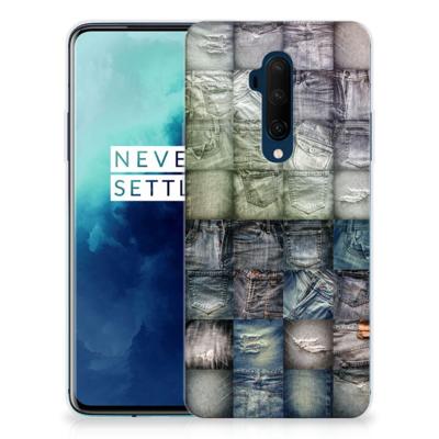 Silicone Back Cover OnePlus 7T Pro Spijkerbroeken
