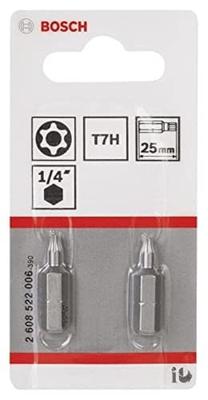 Bosch Accessories 2608522006 T-bit TR 7 Extra hard C 6.3 2 stuk(s)