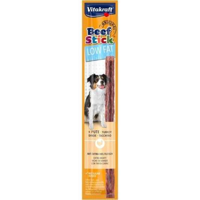 VITAKRAFT Beef Stick Low Fat Turkey - traktatie voor hond - 12g