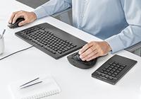 3Dconnexion Keyboard Pro with Numpad toetsenbord Kantoor USB + RF Wireless + Bluetooth QWERTY US International Zwart - thumbnail