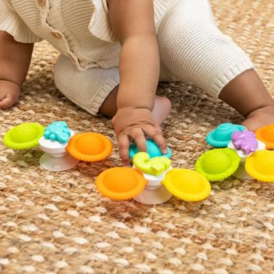 INFANTINO siliconen "spinners" set meerkleurig