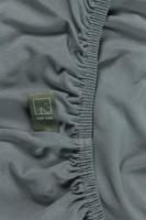 Beddinghouse Dutch Design Premium Jersey Lycra Topper Hoeslaken Blauw Grijs - thumbnail