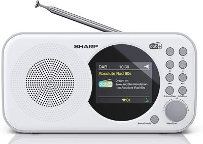 Sharp DR-P320 DAB radio Wit Sharp DR-P320 DAB radio Wit