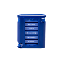 Pillendoosje 7 dagen 4 vakken 1 Stuks - thumbnail