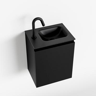 MONDIAZ OLAN 40cm toiletmeubel urban. LEX wastafel urban rechts 1 kraangat