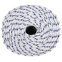 VidaXL Boot touw 10 mm 100 m polypropyleen wit - thumbnail