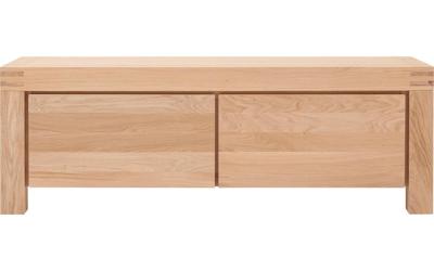 Goossens Tv Meubel Clear, 2 kleppen 45 cm diep