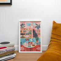 Kat Café (1000 Stukjes) - thumbnail