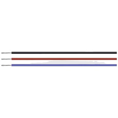 HELU 45903-50 Hogetemperatuurdraad SIFF 1 x 10 mm² Blauw 50 m