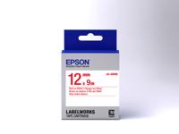 Epson C53S654011 Rood op wit labelprinter-tape - thumbnail