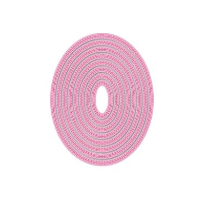 Nellie's Choice • multi frame dies ovaal dubbele stippellijn 8st.