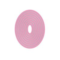 Nellie's Choice • multi frame dies ovaal dubbele stippellijn 8st. - thumbnail