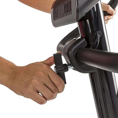 Tunturi Star Fit E100 Hometrainer | Fitnessfiets | 21 programma's | 24 weerstandsniveaus | Ergometer | Zwart