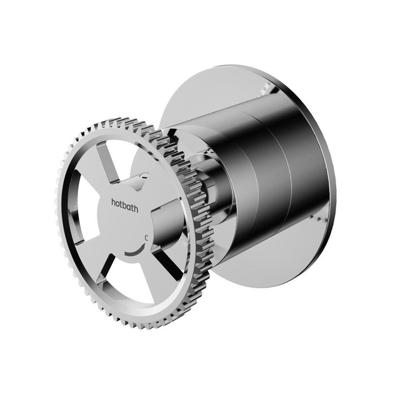 Inbouw Stopkraan Hotbath Cobber @Work Koud Chroom (excl. inbouwdeel)