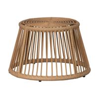 WOOOD Outdoor Hocker/Bijzettafel 'Alatna' Wicker, 43cm - thumbnail